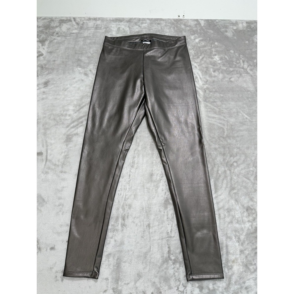 Express Pants Women's‎ Size Medium Silver Shiny Stretch Holiday Party New w/ Tag